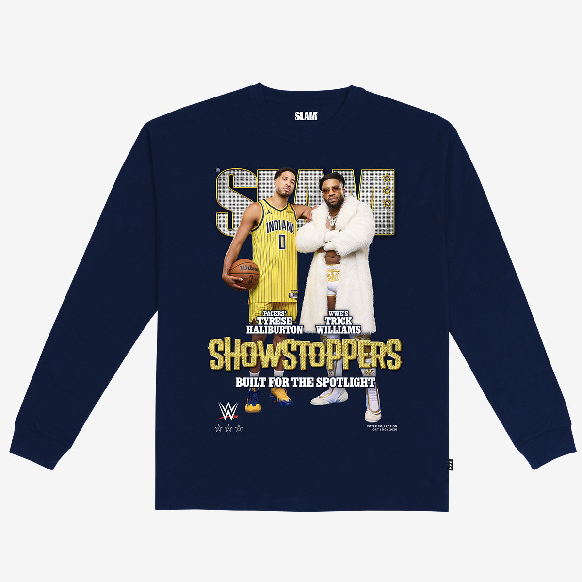 SLAM x WWE Cover L/S Tee - Tyrese Haliburton + Trick Williams (SLAM 264)