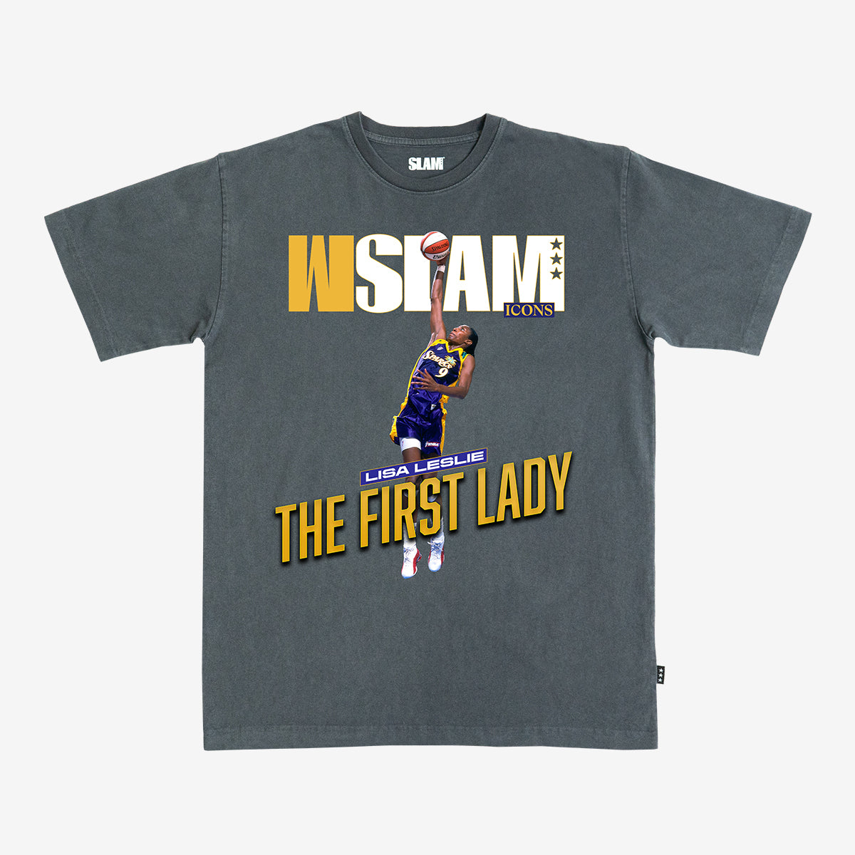 WSLAM Court Origins Cover Tee - Lisa Leslie (Sparks Icons)