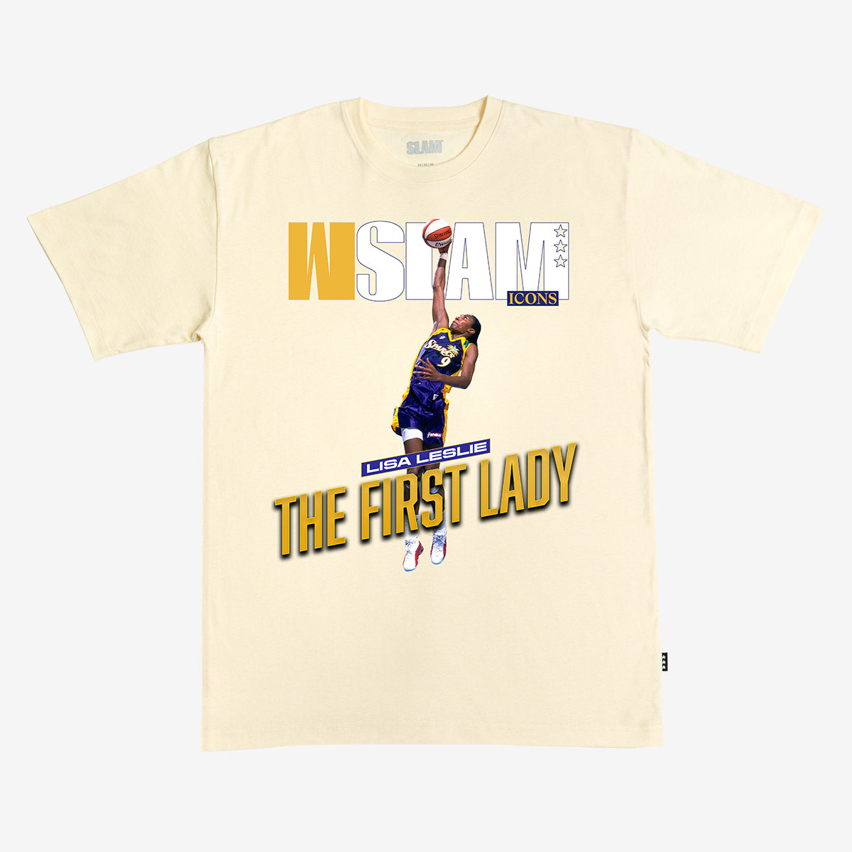 WSLAM Court Origins Cover Tee - Lisa Leslie (Sparks Icons)