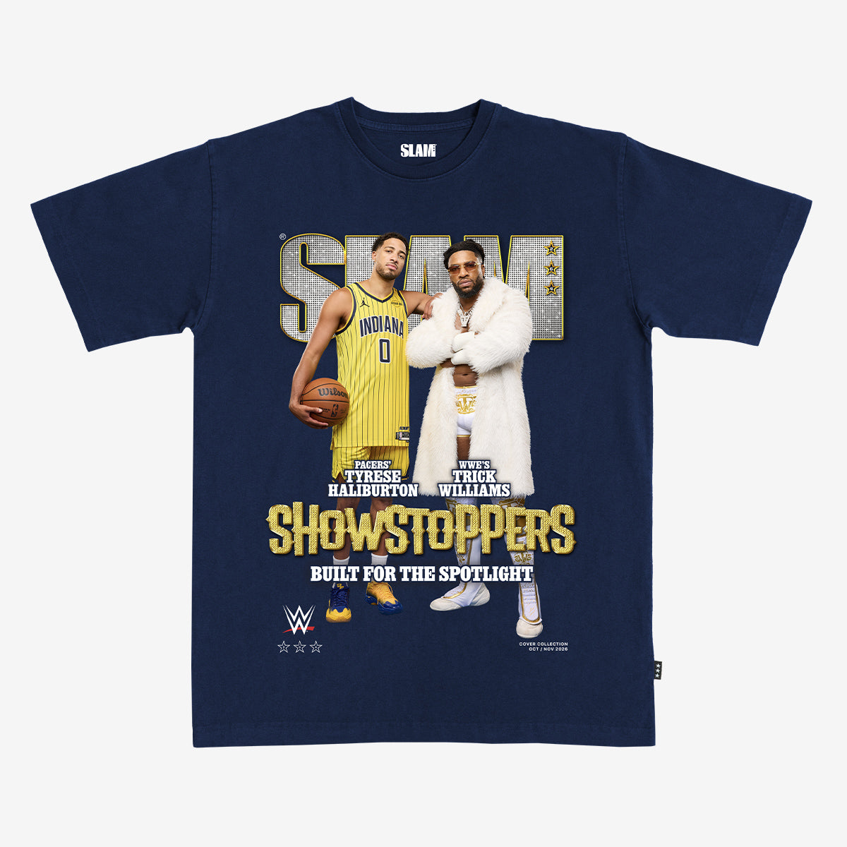 SLAM x WWE Cover Tee - Tyrese Haliburton + Trick Williams (SLAM 264)