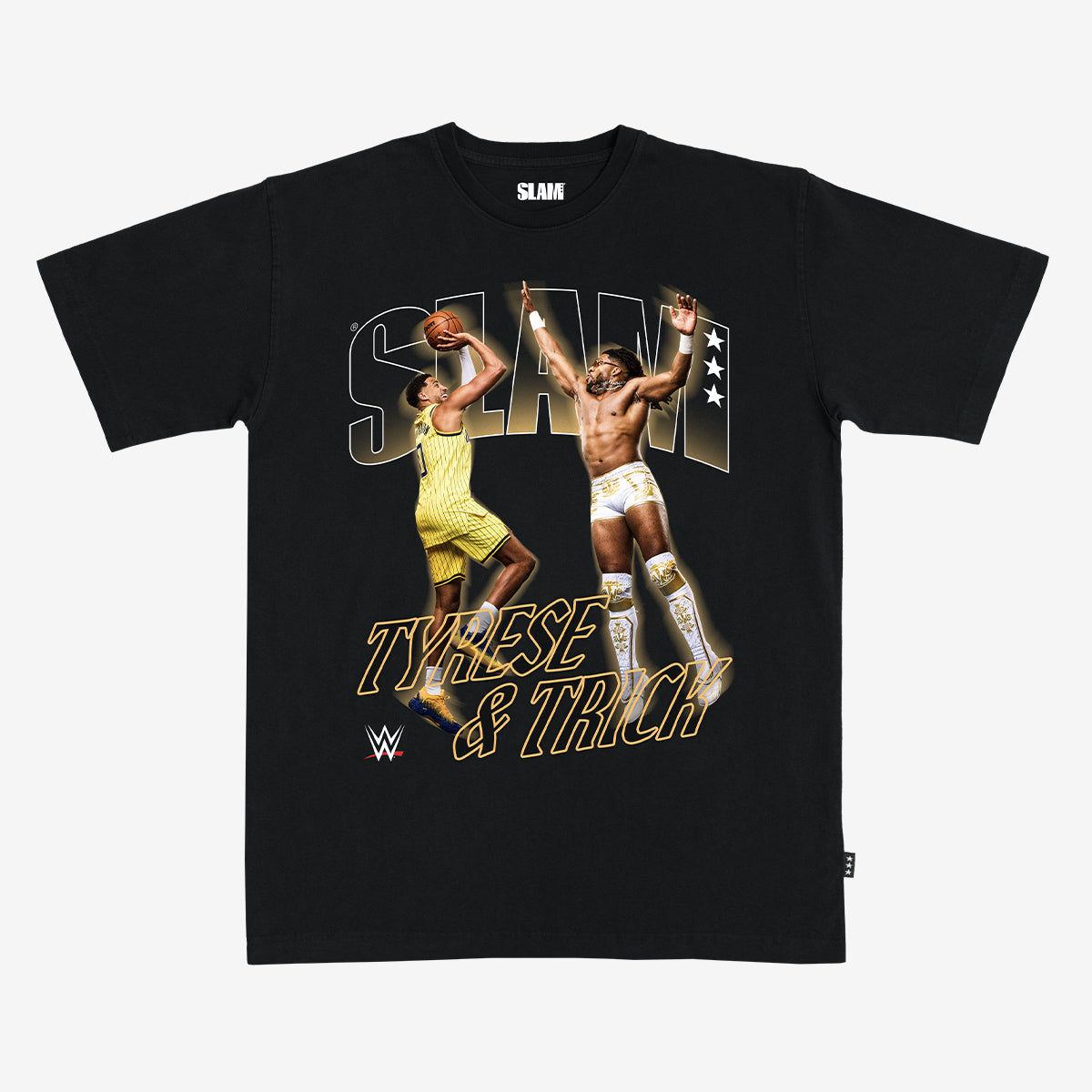 SLAM x WWE Tyrese Haliburton + Trick Williams Remix Heavy Tee (SLAM 264)