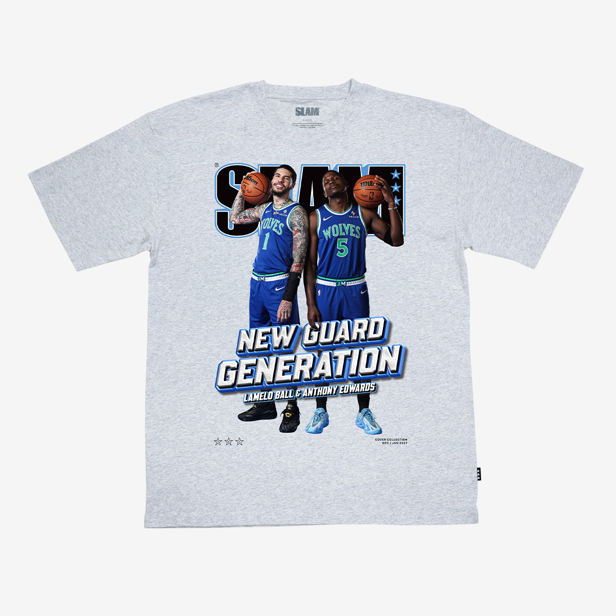 SLAM Cover Tee - Anthony Edwards + LaMelo Ball (SLAM 265)