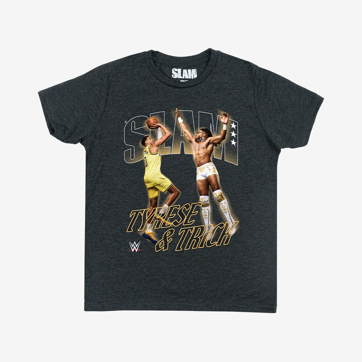 SLAM x WWE Tyrese Haliburton + Trick Williams Remix Youth Tee (SLAM 264)