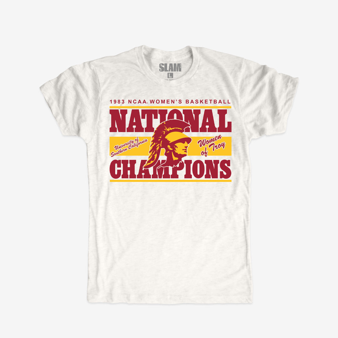 USC Women's '83 National Champions Vintage Tee