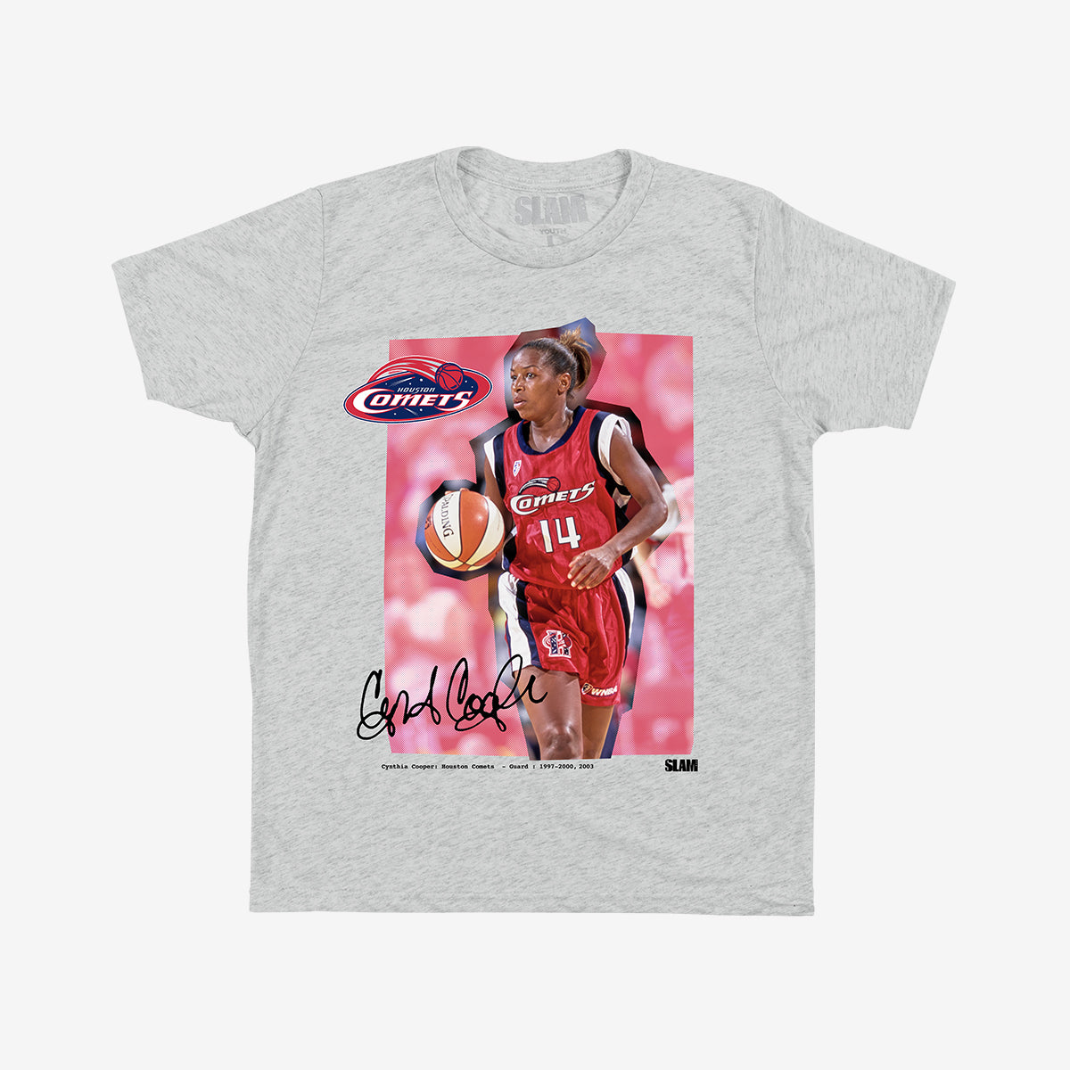WSLAM Court Origins Youth Tee - Cynthia Cooper (WNBA Legends)