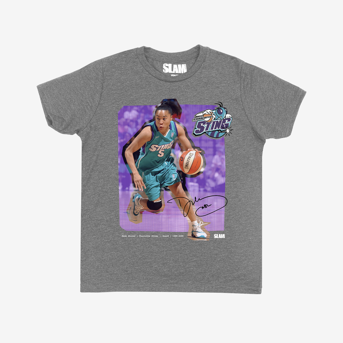 WSLAM Court Origins Youth Tee - Dawn Staley (WNBA Legends)
