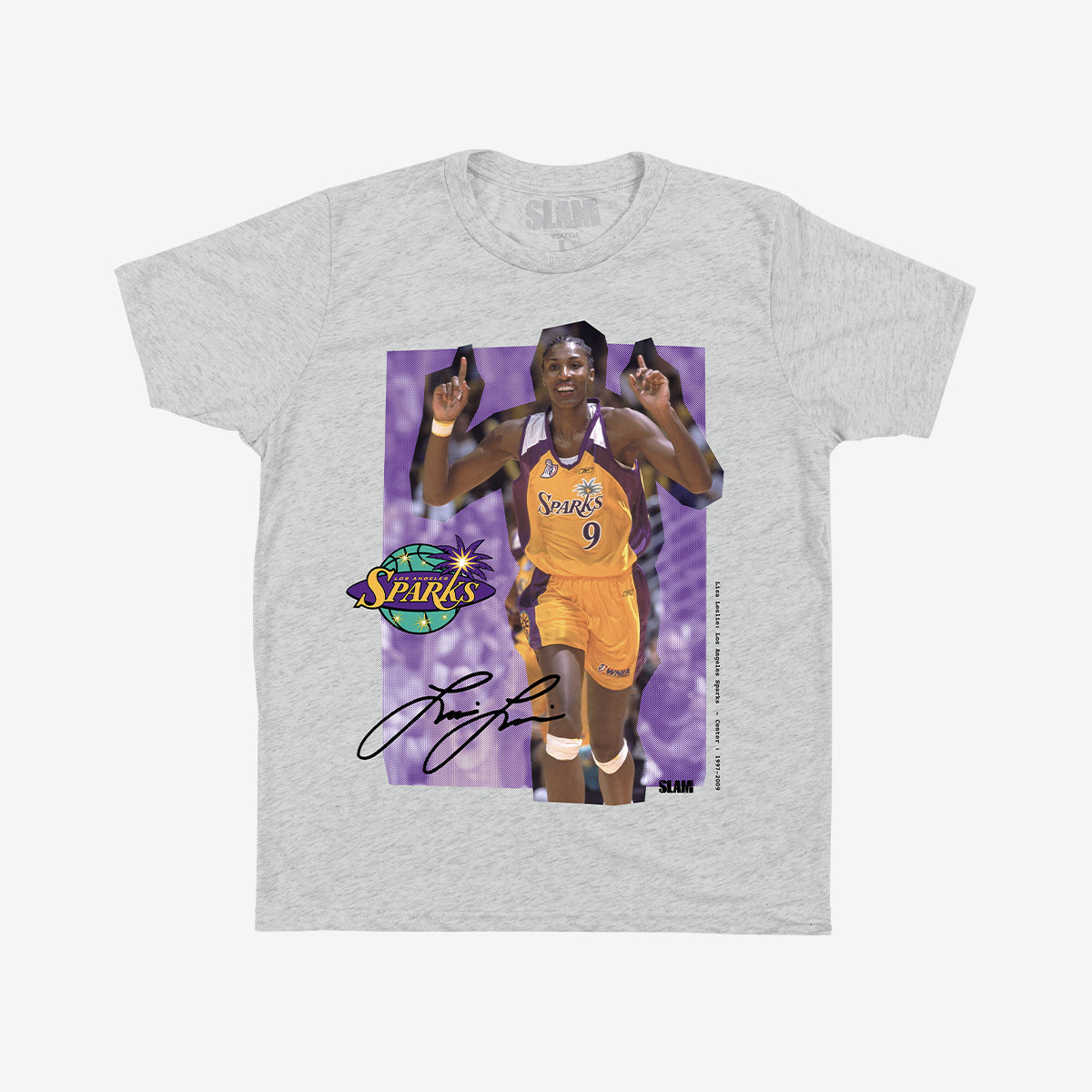 WSLAM Court Origins Youth Tee - Lisa Leslie (WNBA Legends)