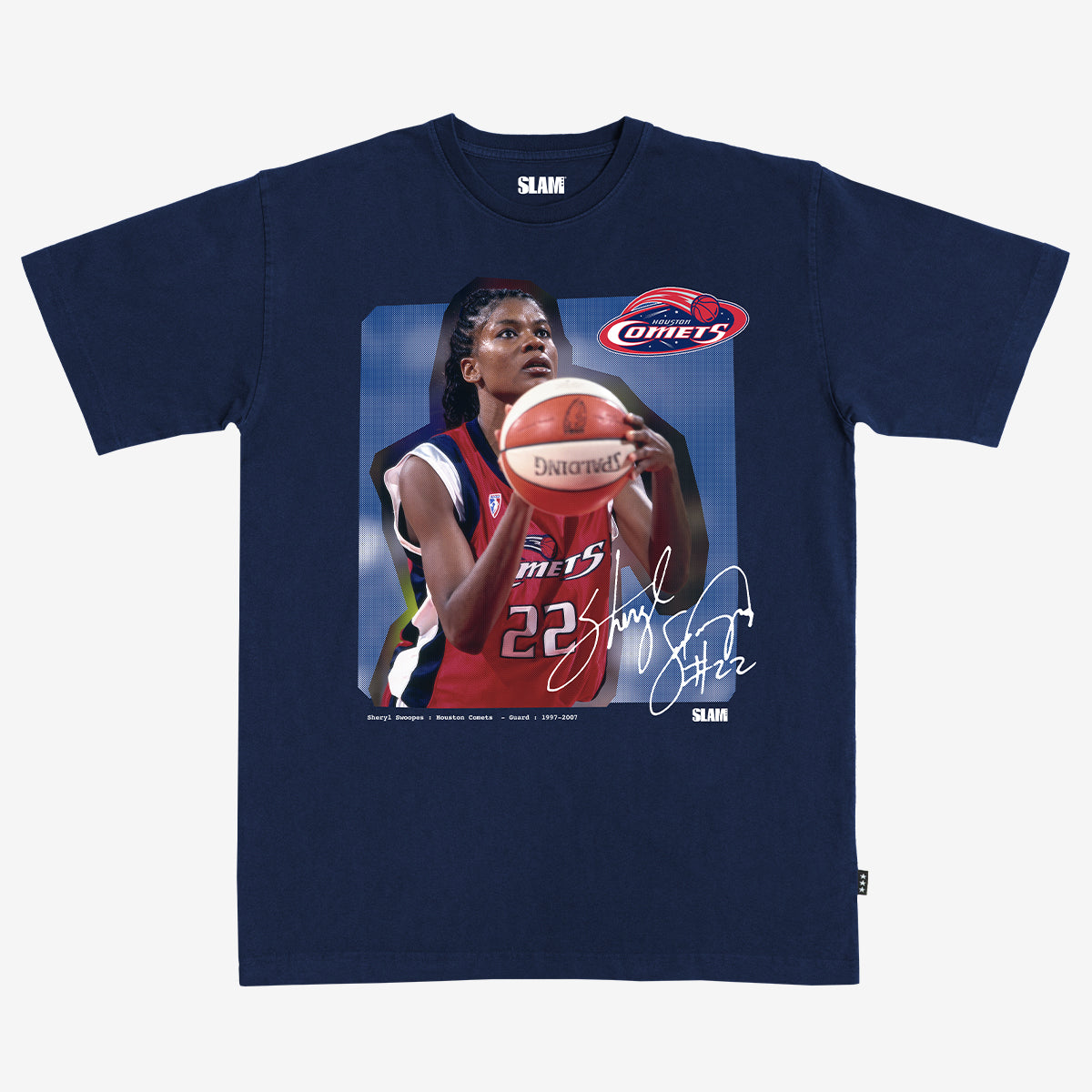 WSLAM Court Origins Heavy Tee - Sheryl Swoopes (WNBA Legends)