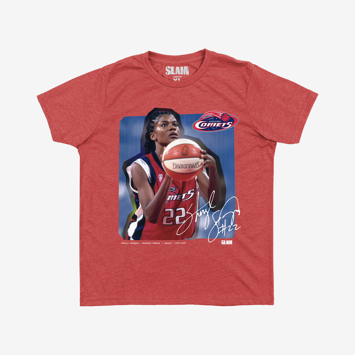 WSLAM Court Origins Youth Tee - Sheryl Swoopes (WNBA Legends)