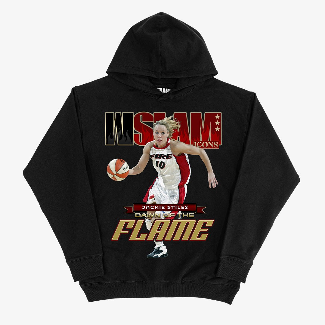 WSLAM Court Origins Cover Hoodie - Jackie Stiles (Fire Icons)