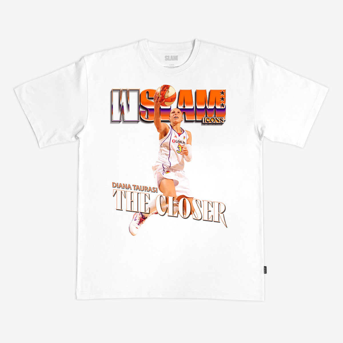 WSLAM Court Origins Cover Tee - Diana Taurasi (Mercury Icons)