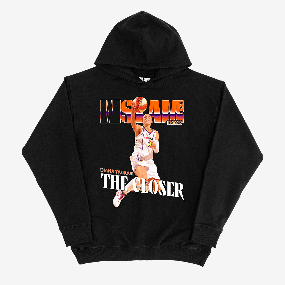 WSLAM Court Origins Cover Hoodie - Diana Taurasi (Mercury Icons)