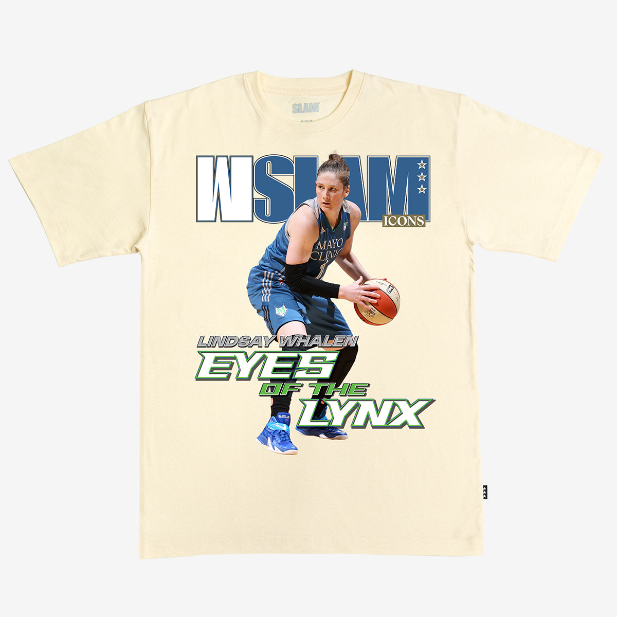 WSLAM Court Origins Cover Tee - Lindsay Whalen (Lynx Icons)