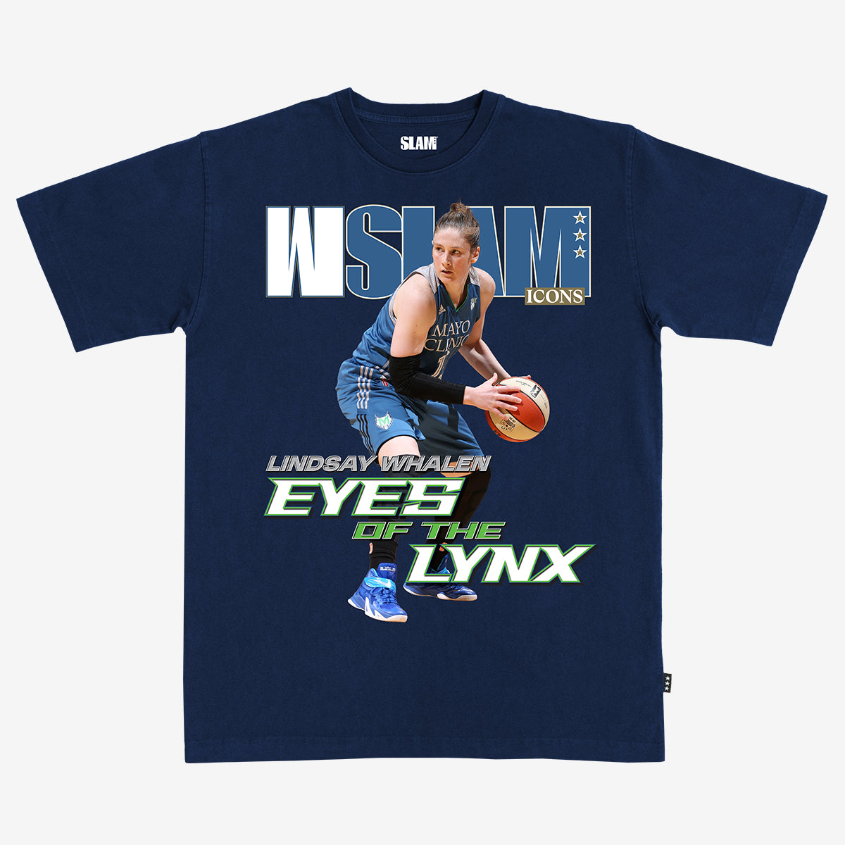 WSLAM Court Origins Cover Tee - Lindsay Whalen (Lynx Icons)