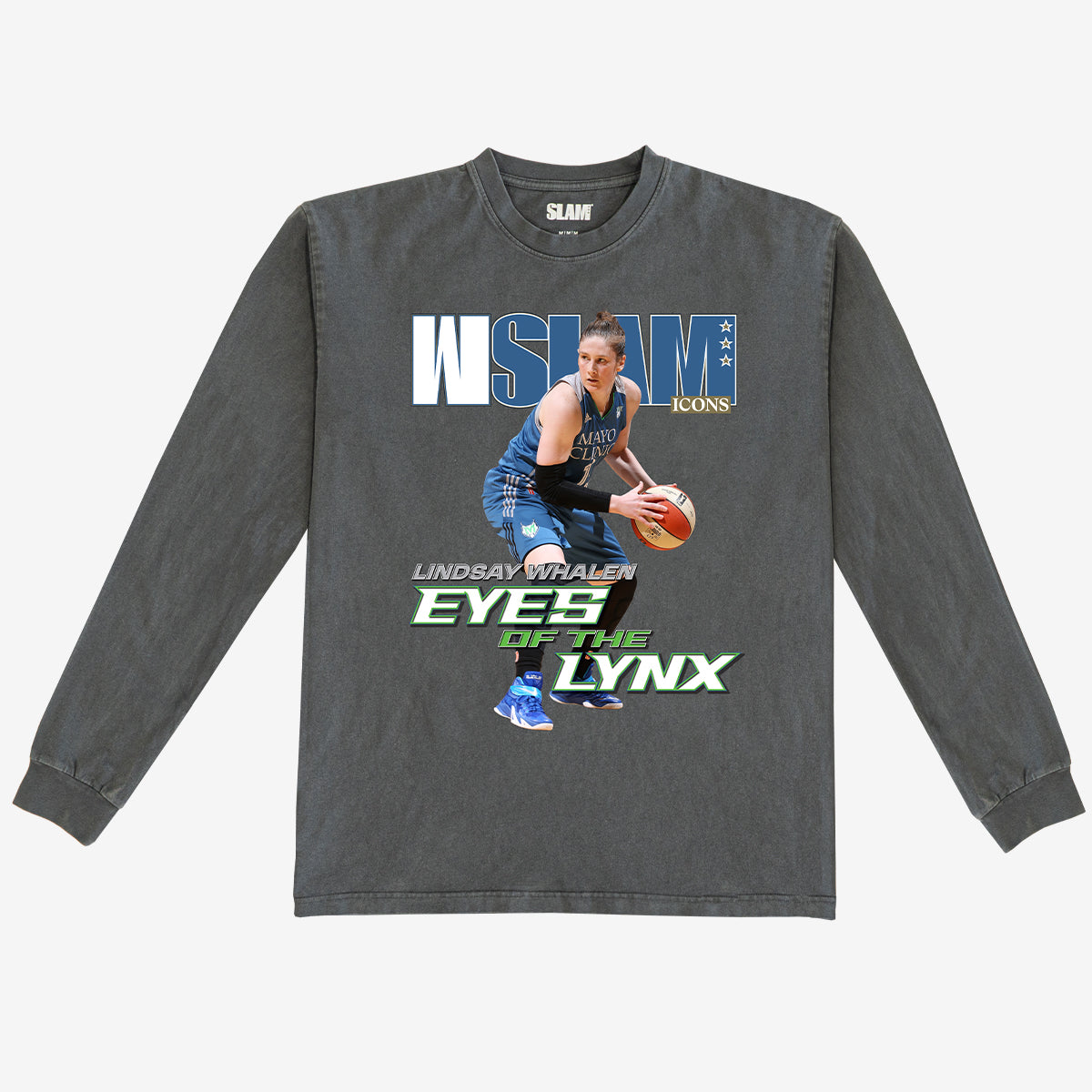 WSLAM Court Origins L/S Cover Tee - Lindsay Whalen (Lynx Icons)