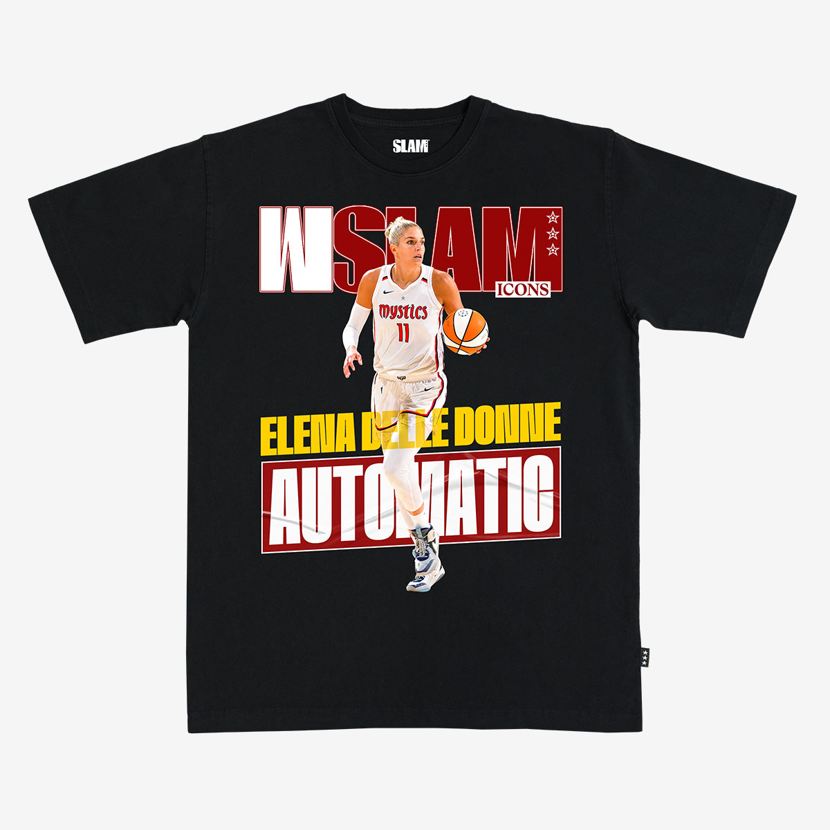 WSLAM Court Origins Cover Tee - Elena Delle Donne (Mystics Icons)
