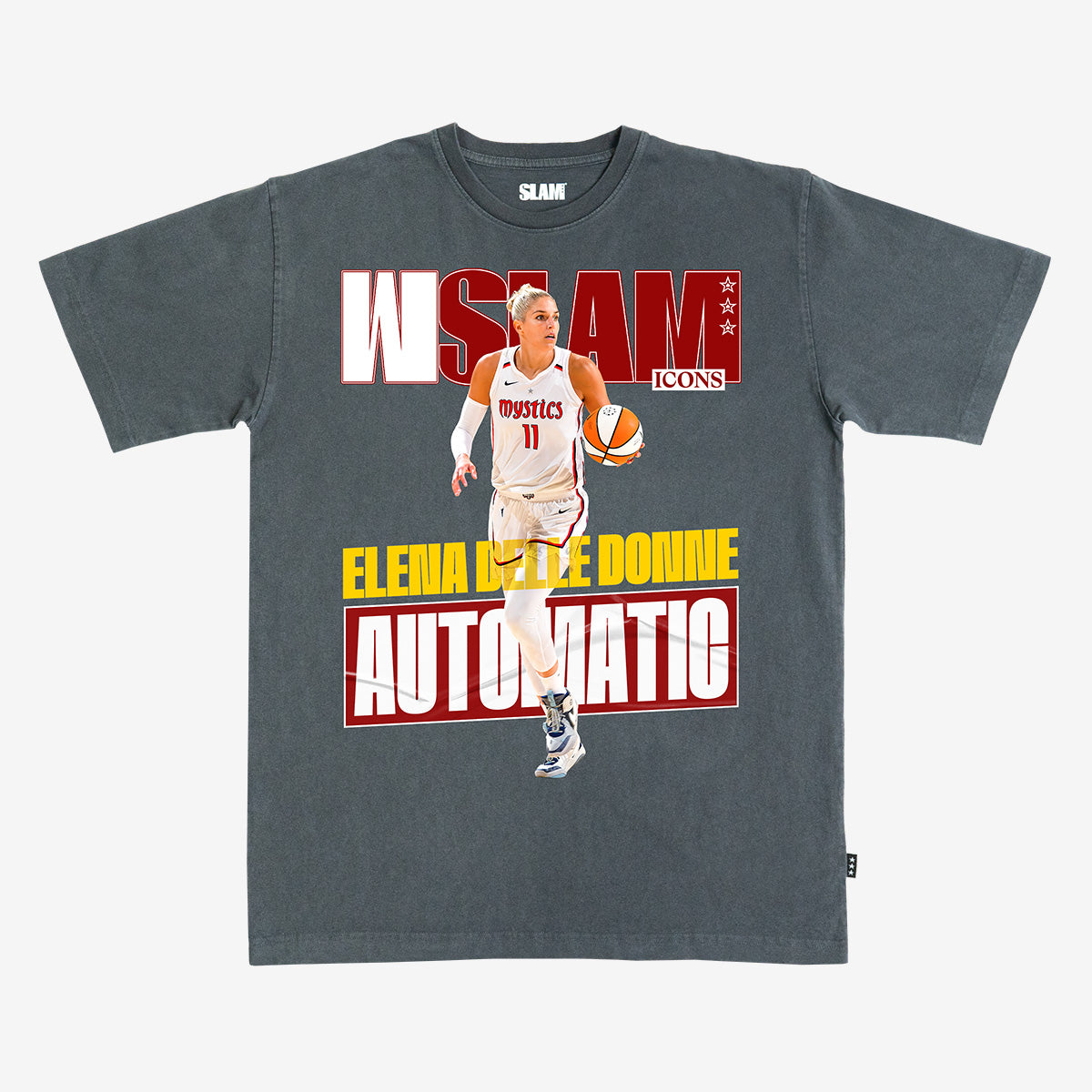 WSLAM Court Origins Cover Tee - Elena Delle Donne (Mystics Icons)