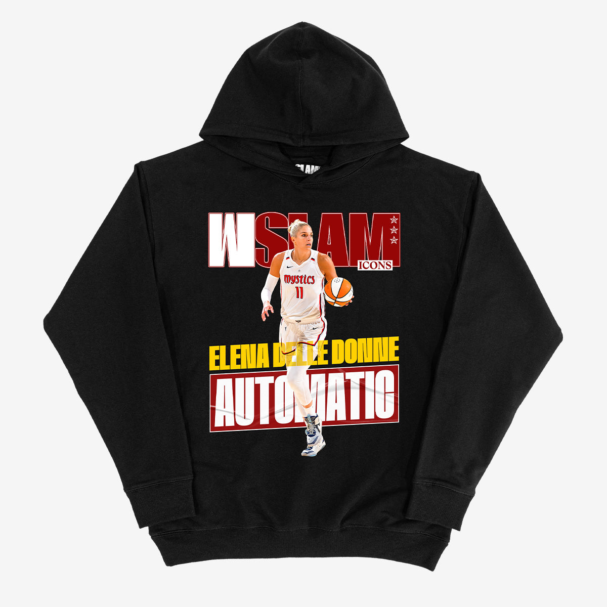 WSLAM Court Origins Cover Hoodie - Elena Delle Donne (Mystics Icons)