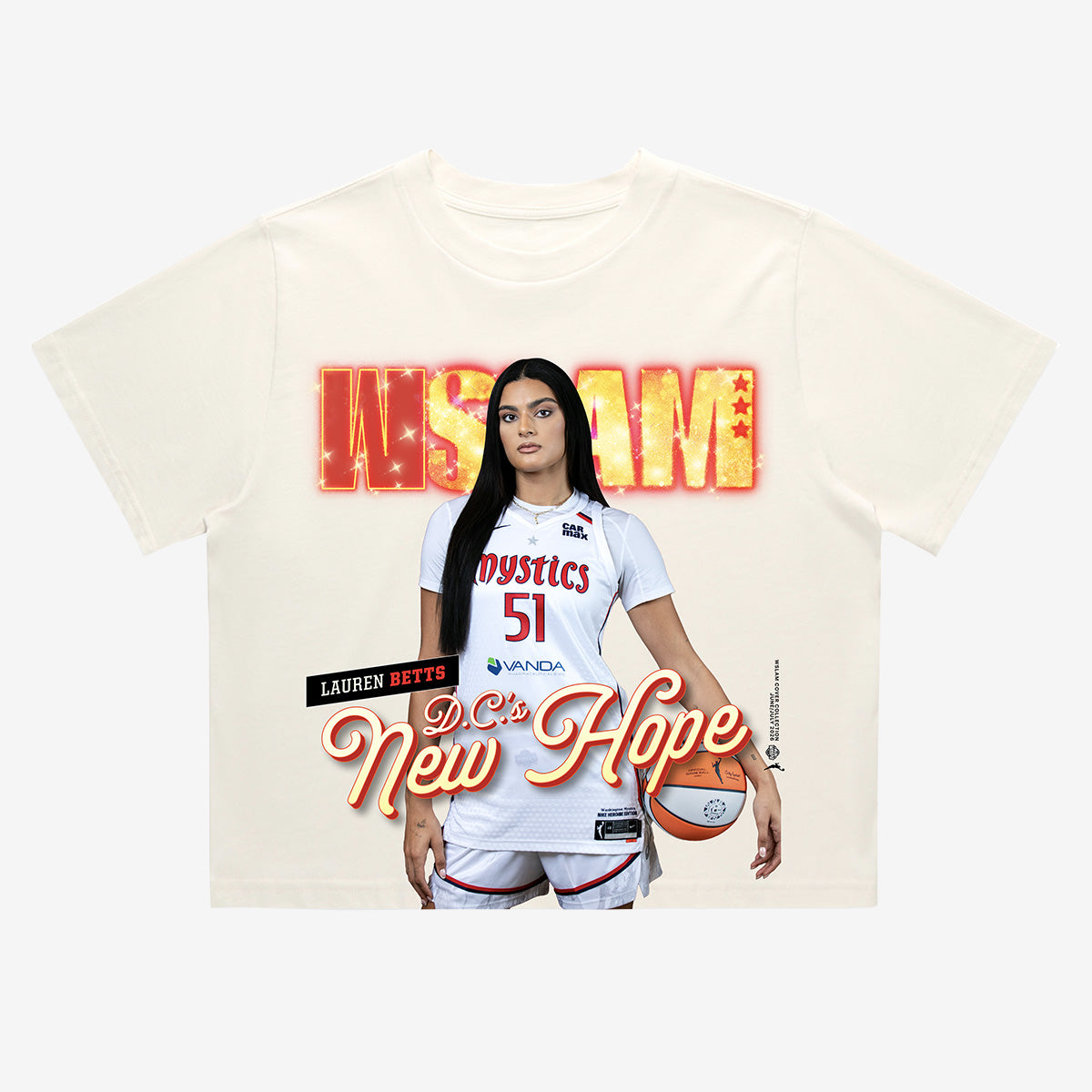 WSLAM Crop Cover Tee -  Lauren Betts (SLAM 262)