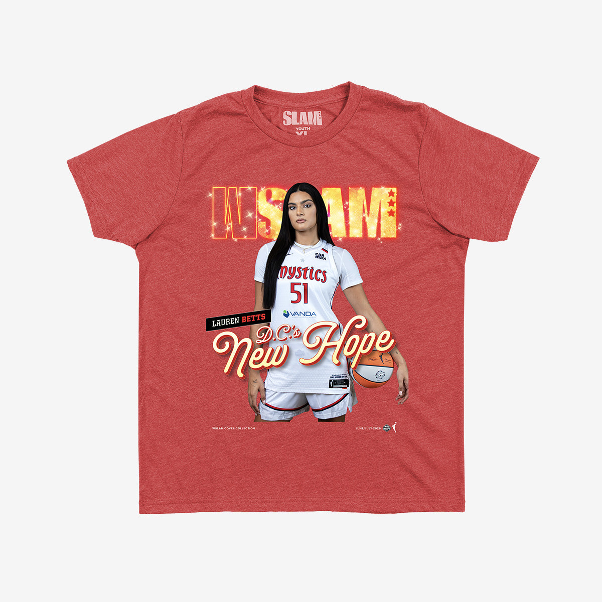 WSLAM Youth Cover Tee - Lauren Betts (SLAM 262)