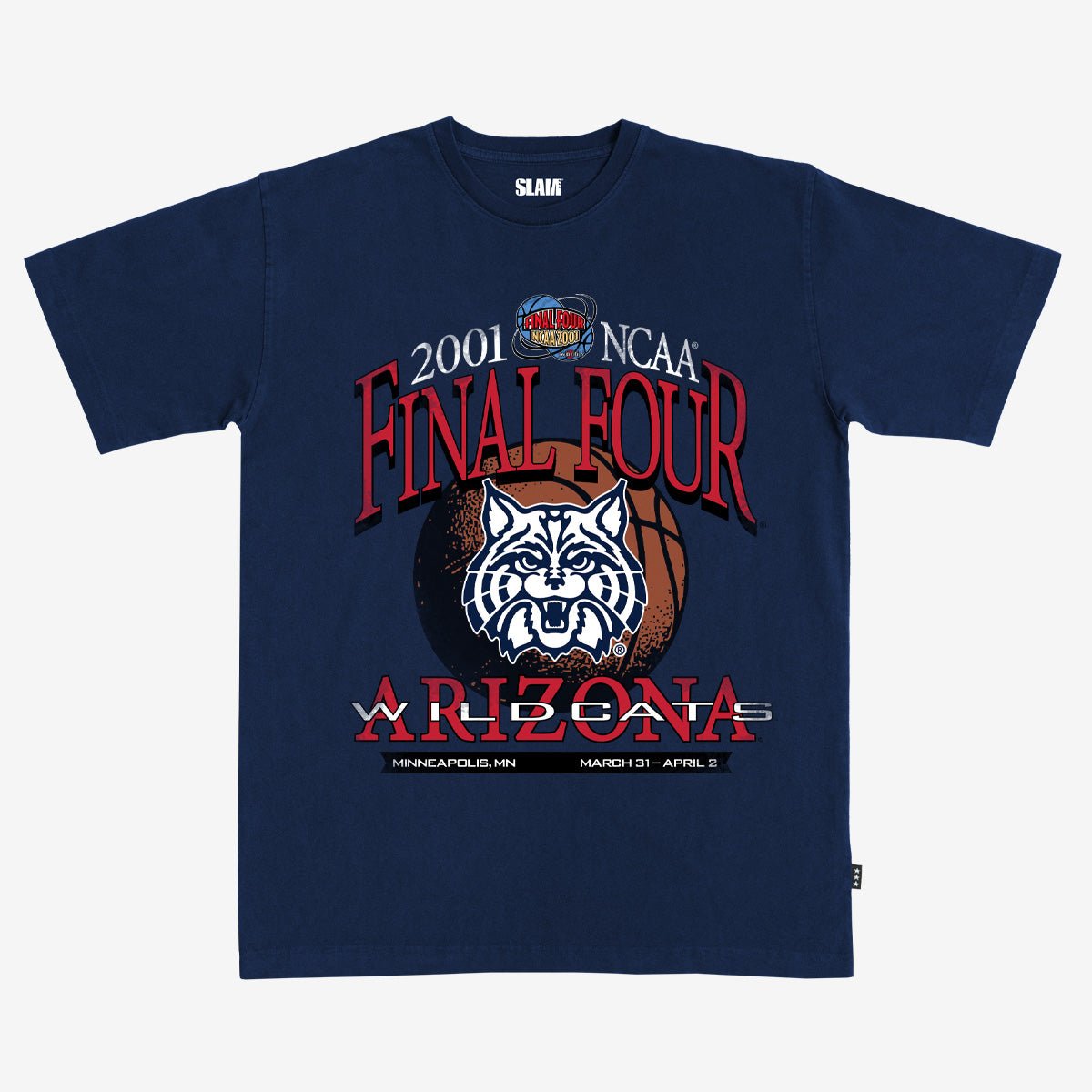 Arizona '01 Final Four Heavy Tee - SLAM Goods