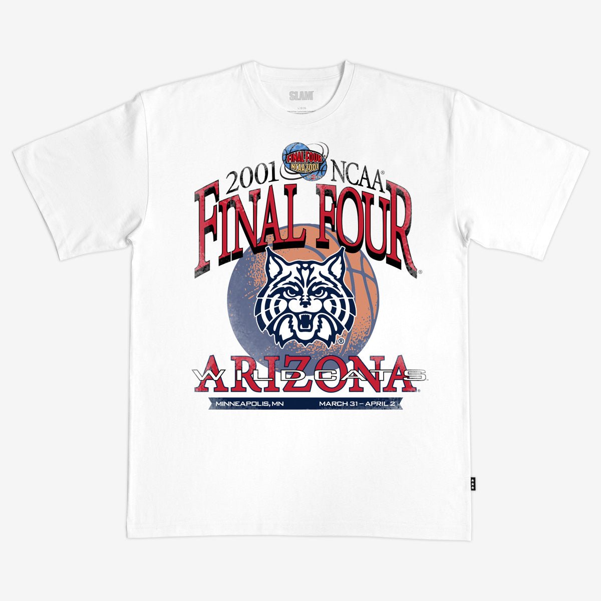 Arizona '01 Final Four Heavy Tee - SLAM Goods