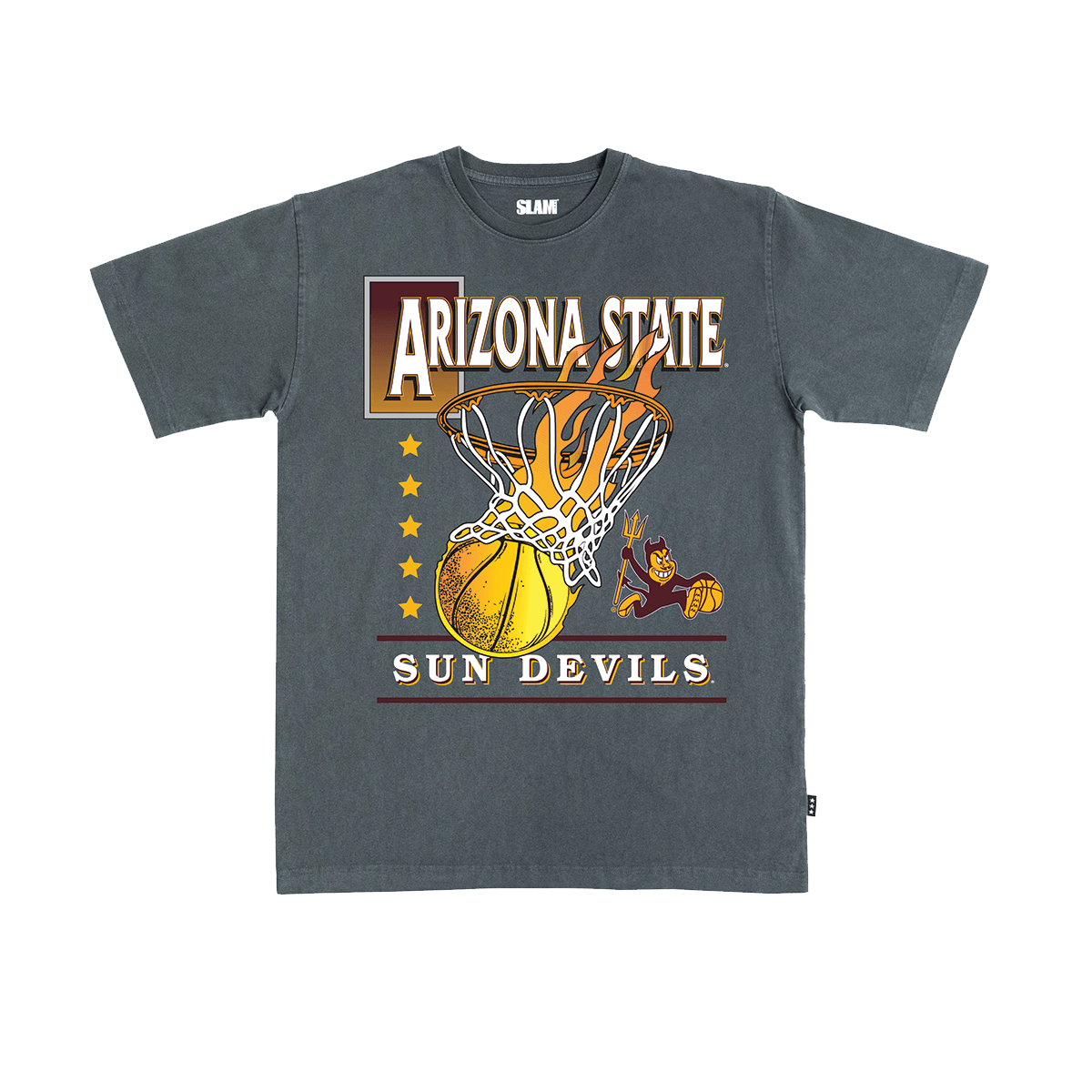 Arizona State Hoops Vault Heavy Tee - SLAM Goods