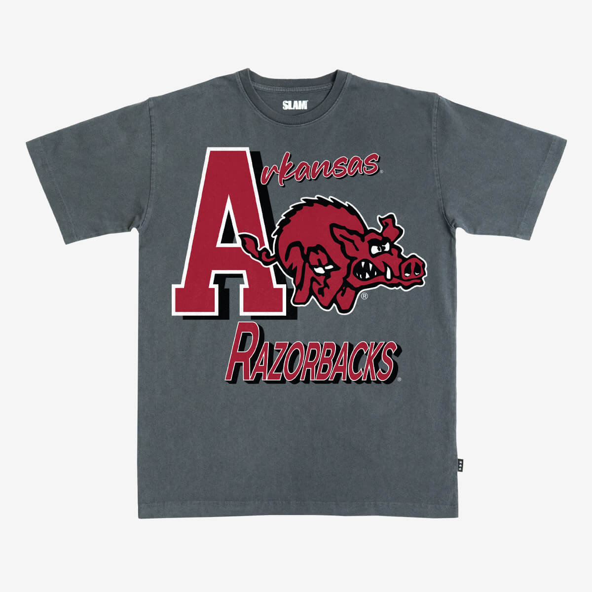 Arkansas Letter Heavy Tee - SLAM Goods