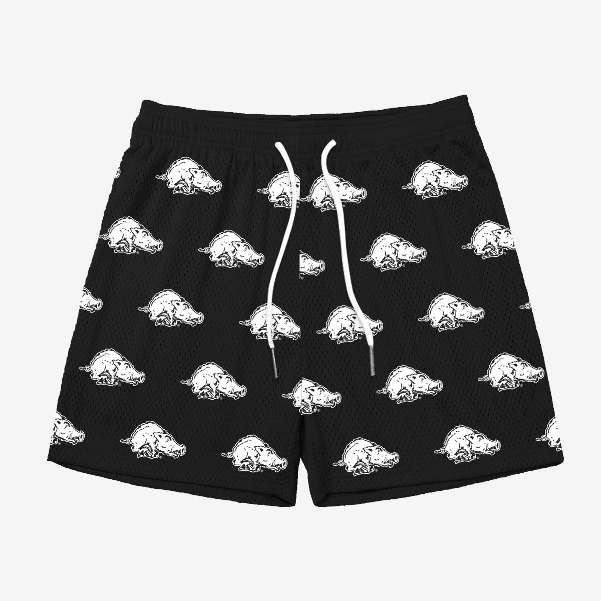 Arkansas Monochromatic All-Over Logo Shorts