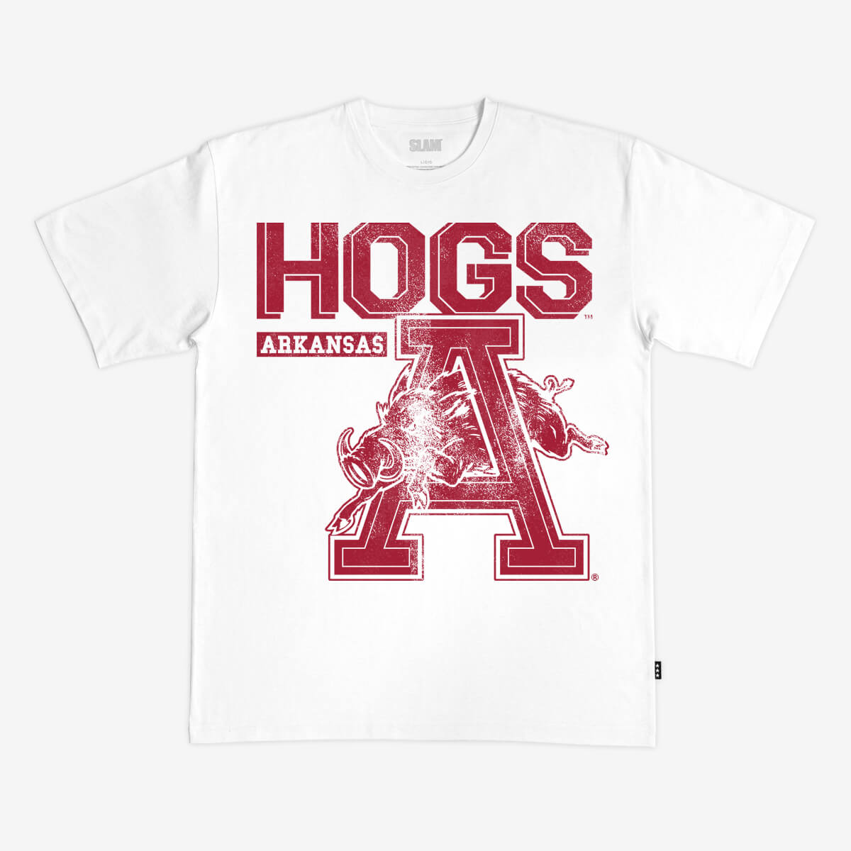 Arkansas Monochromatic Heavy Tee - SLAM Goods