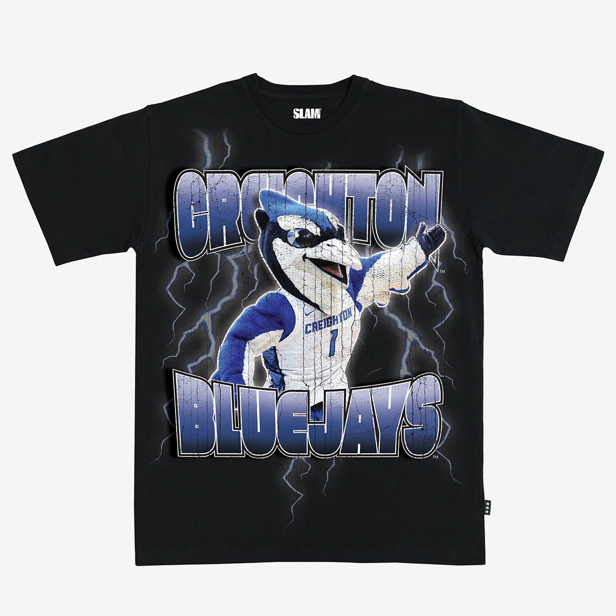 Creighton Billy Bluejay Lightening Heavy Tee - SLAM Goods