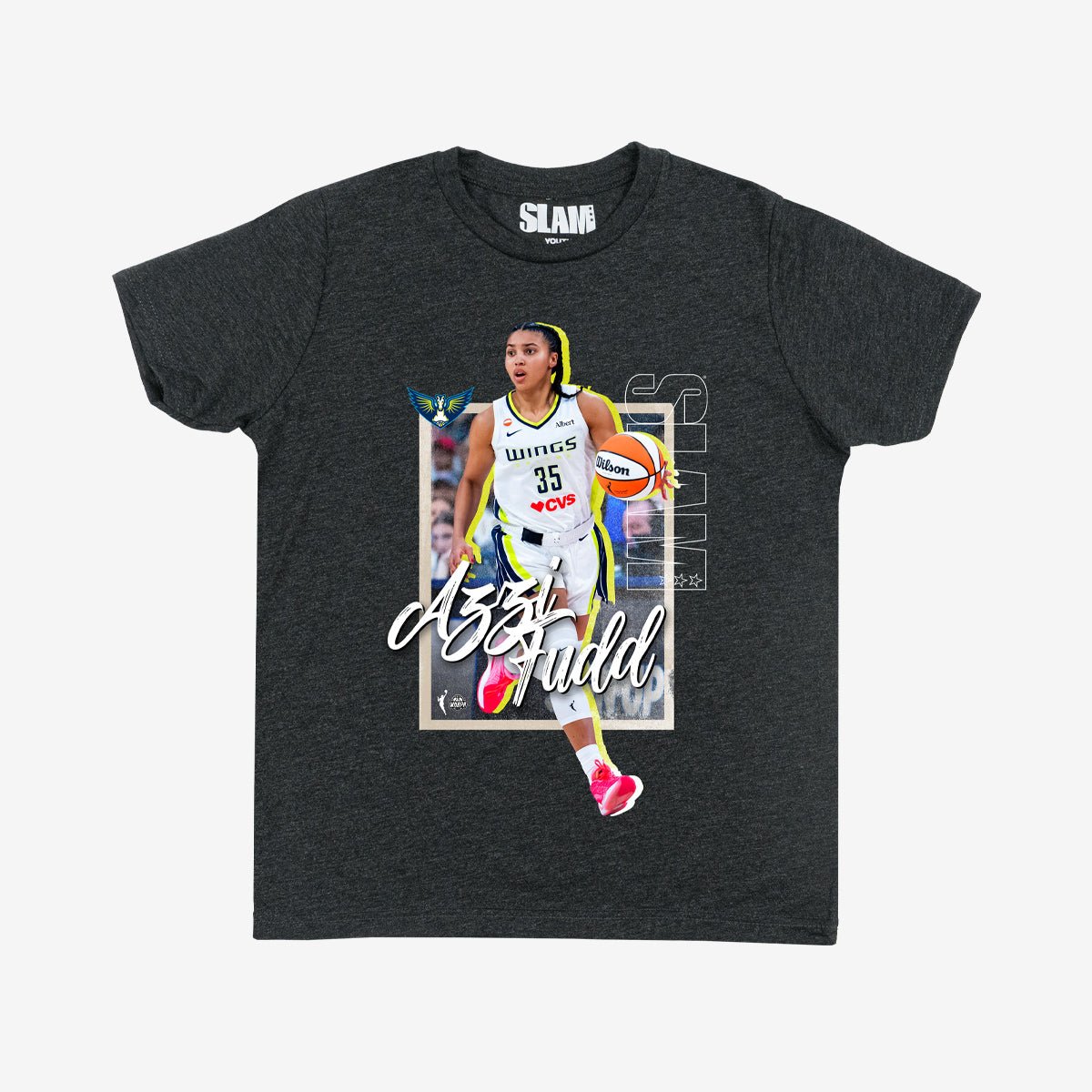 Dallas Wings Player Youth Tee - Azzi Fudd (SLAM 262) - SLAM Goods