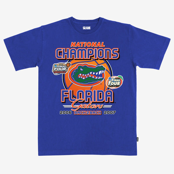 トップス everyone back logo og border tee shirt Florida Back-to-Back NCAA Champs Heavy Tee