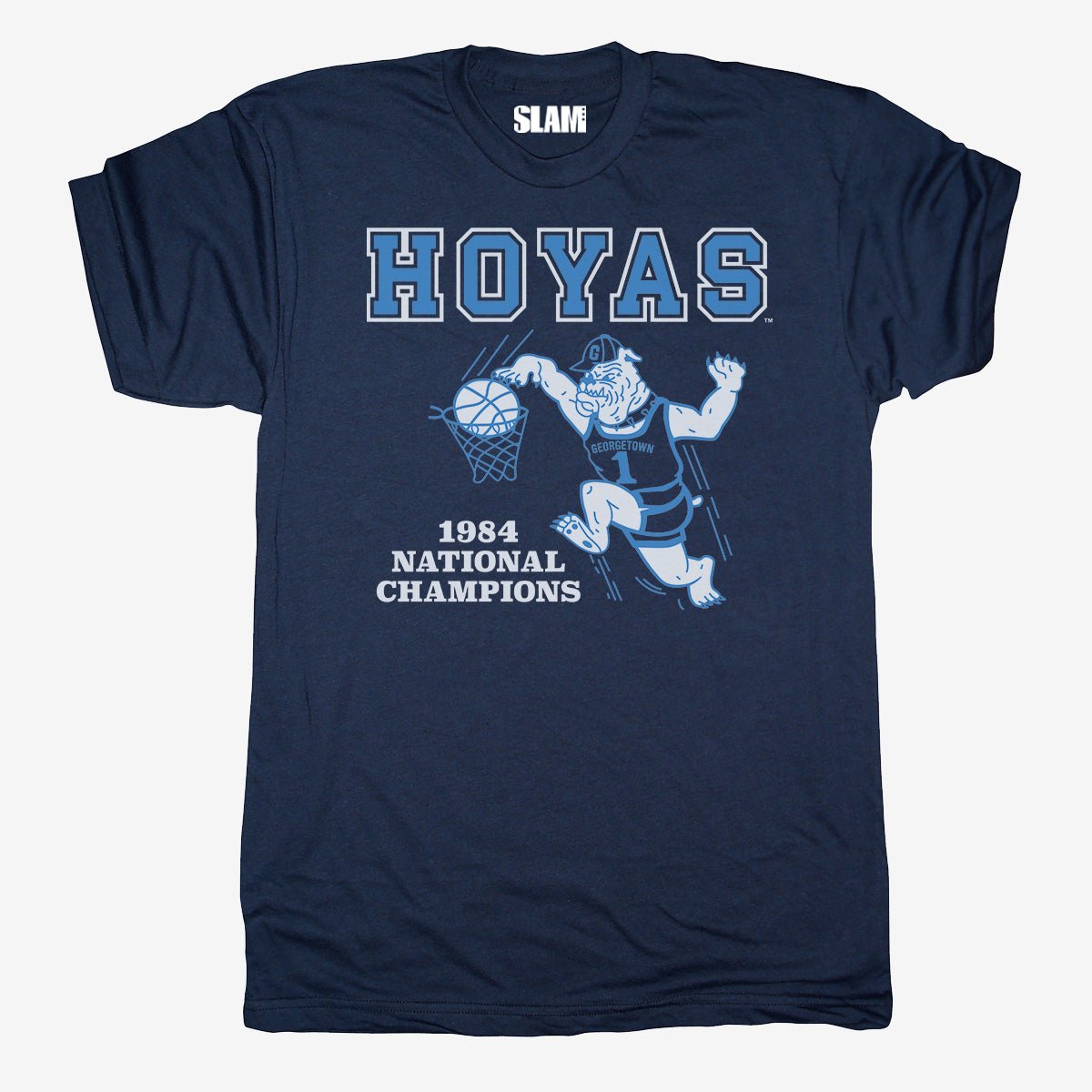 Georgetown '84 NCAA Champs Vintage Tee - SLAM Goods