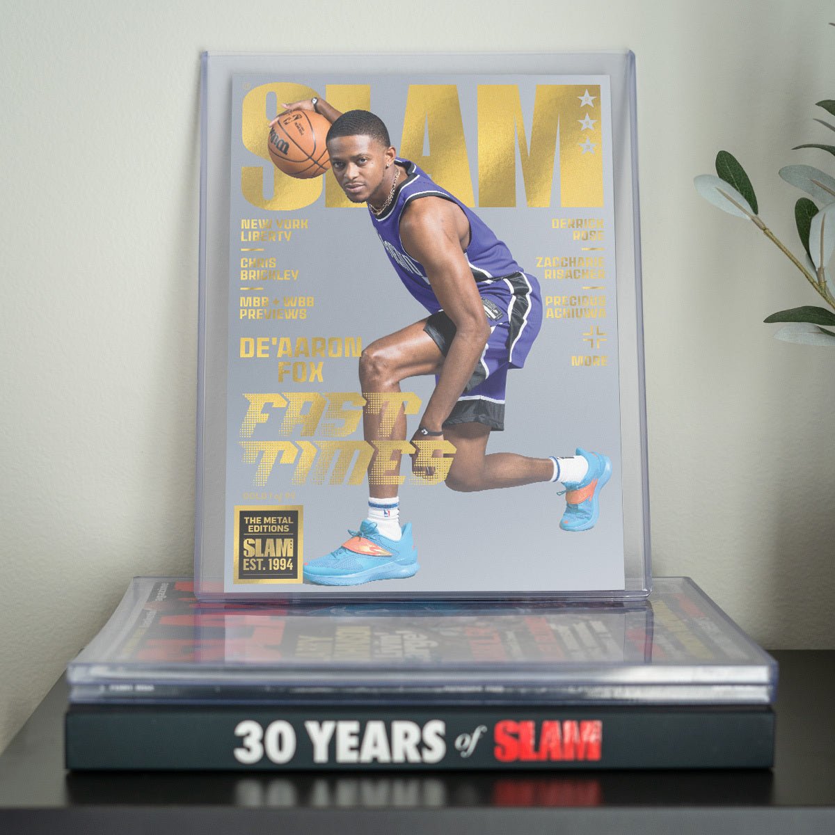 GOLD METAL: SLAM 253 - De'Aaron Fox (#d/94) - SLAM Goods