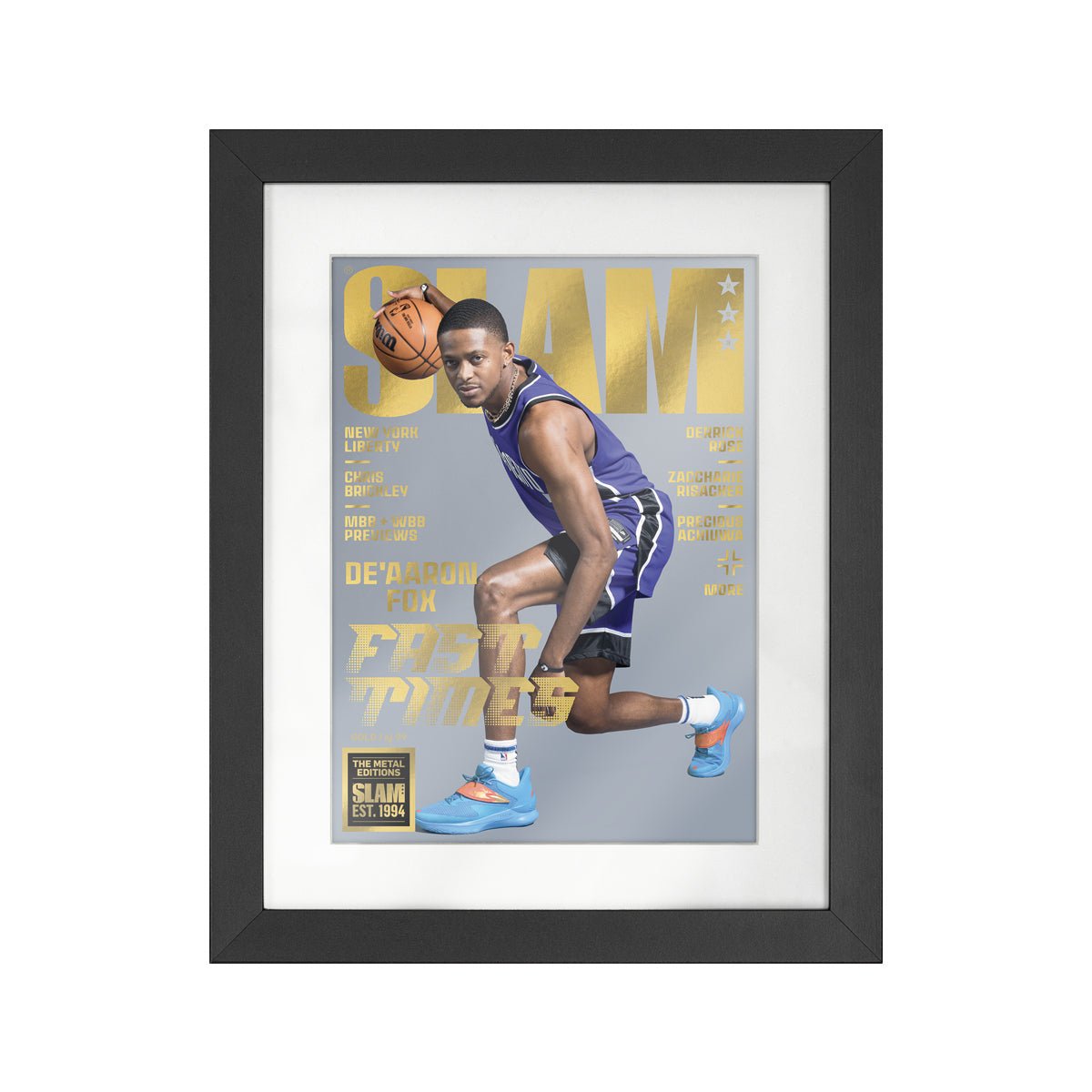 GOLD METAL: SLAM 253 - De'Aaron Fox (#d/94) - SLAM Goods