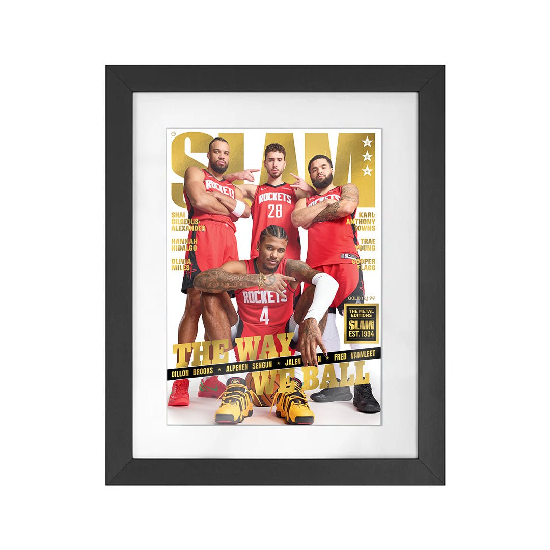 GOLD METAL: SLAM 254 - Houston Rockets (#d/94) - SLAM Goods