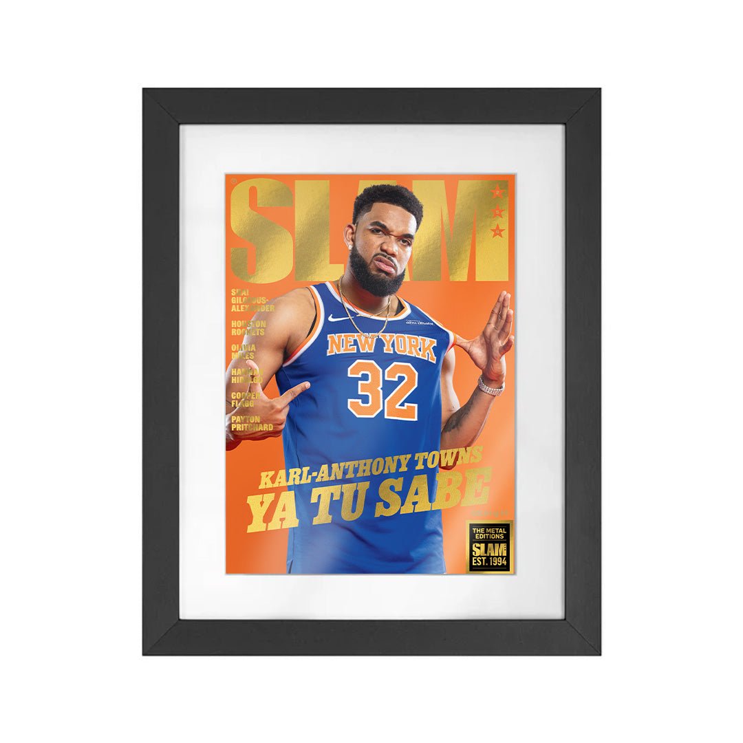 GOLD METAL: SLAM 254 - Karl - Anthony Towns (#d/94) - SLAM Goods