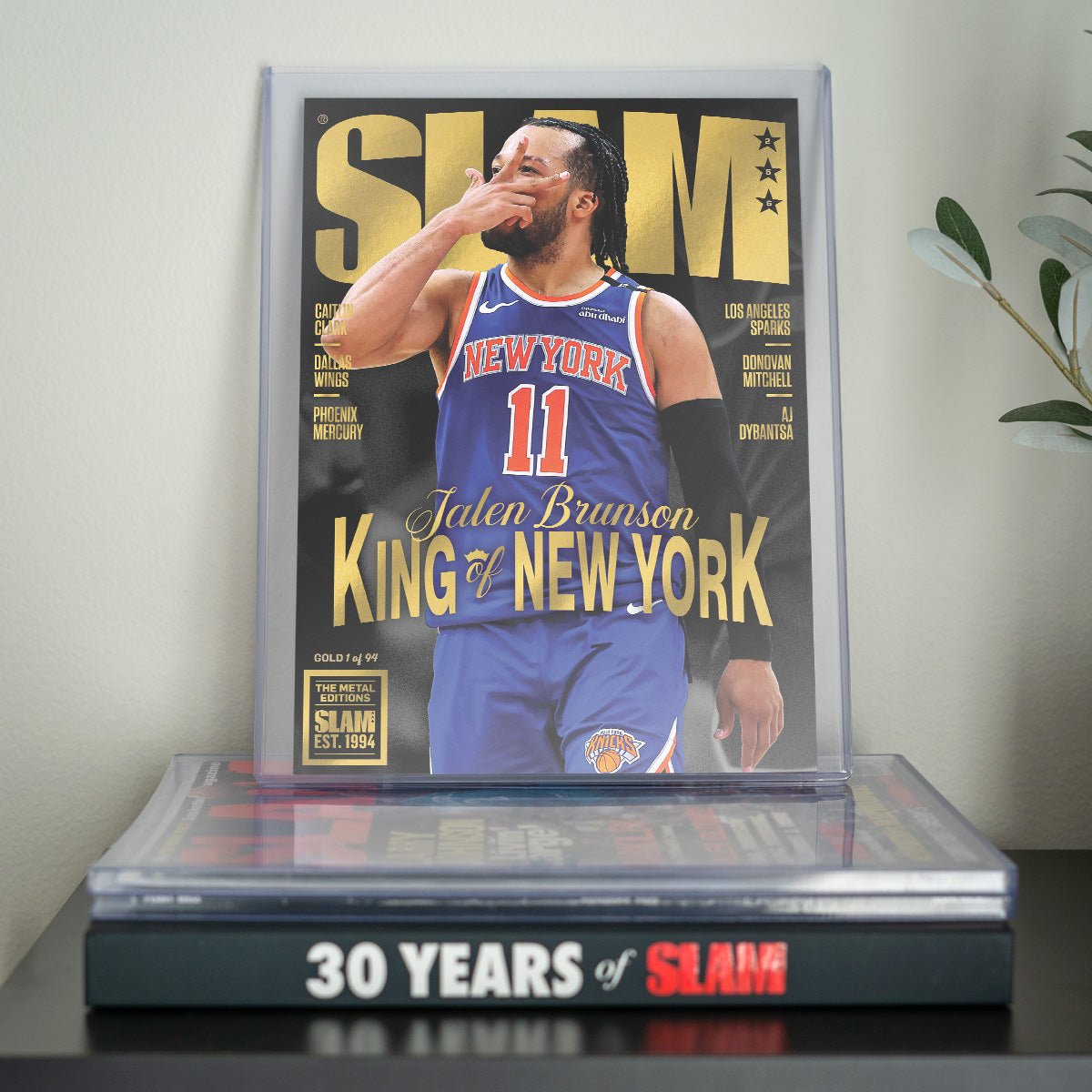 GOLD METAL: SLAM 256 - Jalen Brunson (d/94) - SLAM Goods