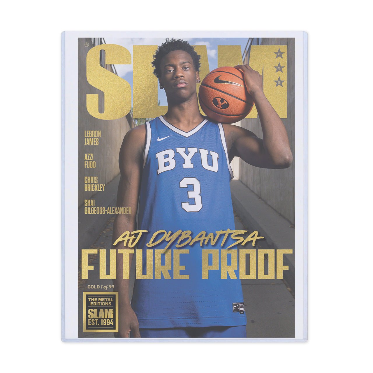 GOLD METAL: SLAM 259 - AJ Dybantsa Magazine (d/94) - SLAM Goods