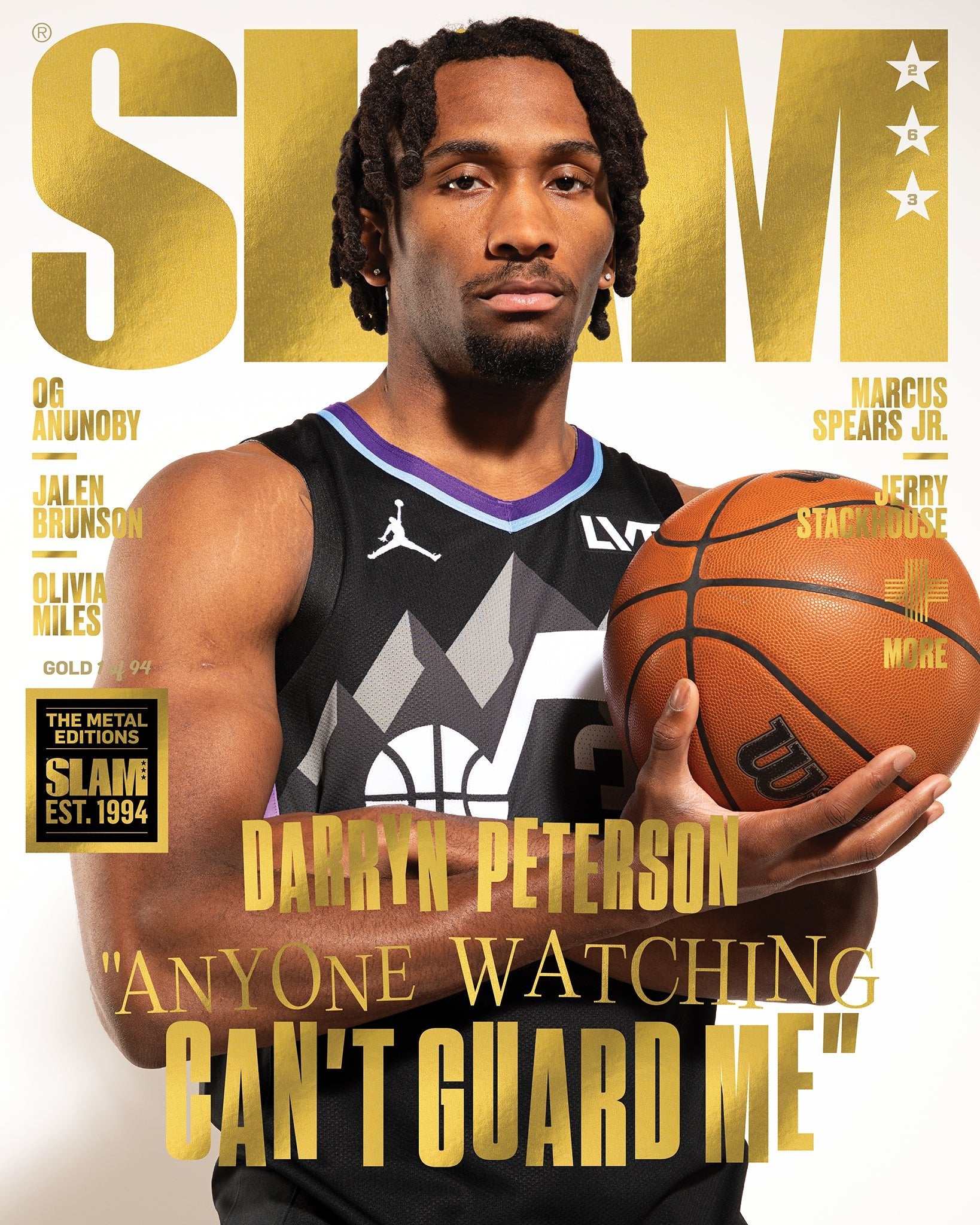 GOLD METAL: SLAM 263: Darryn Peterson Magazine (d/94) - SLAM Goods