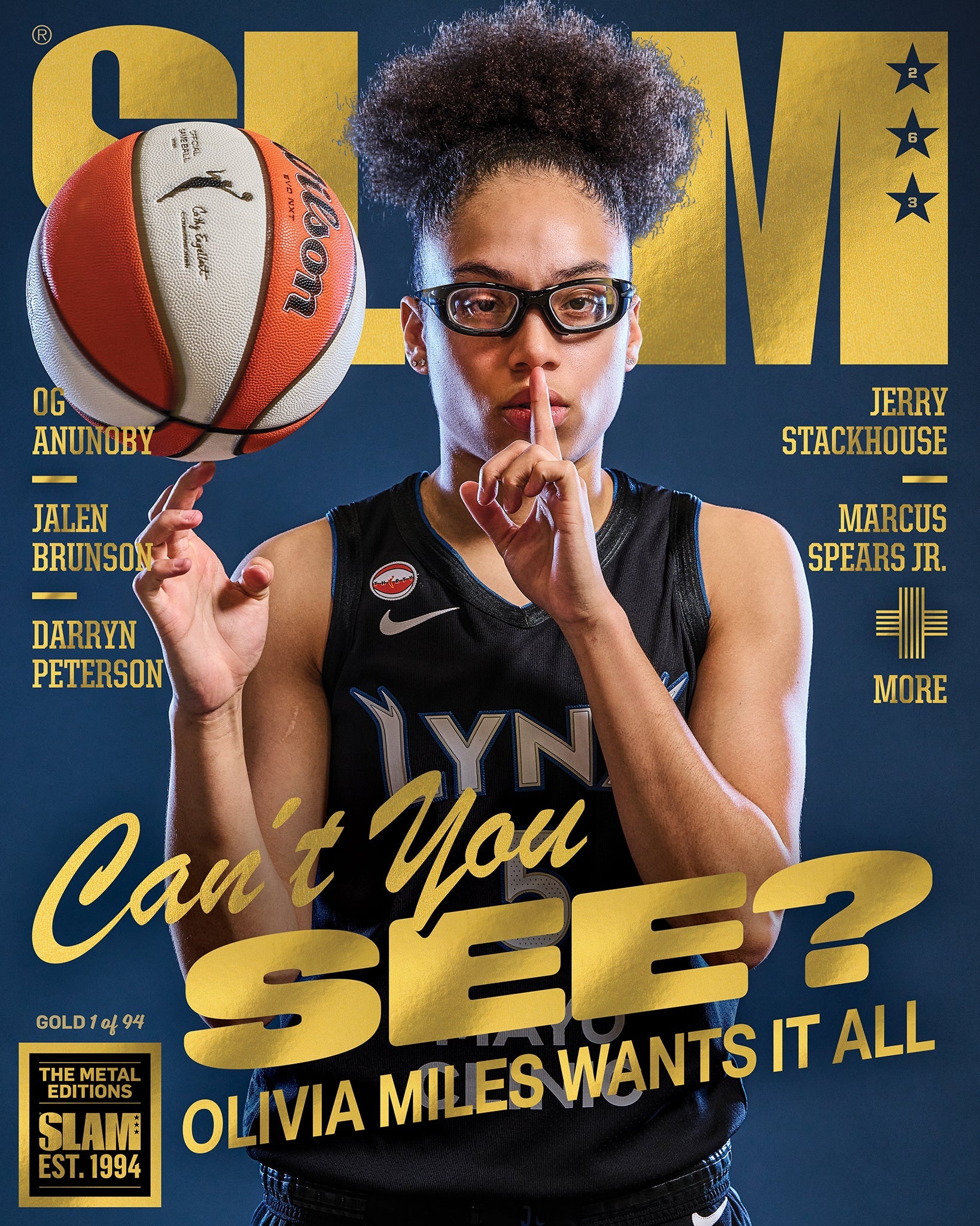 GOLD METAL: SLAM 263: Olivia Miles Magazine (d/94) - SLAM Goods