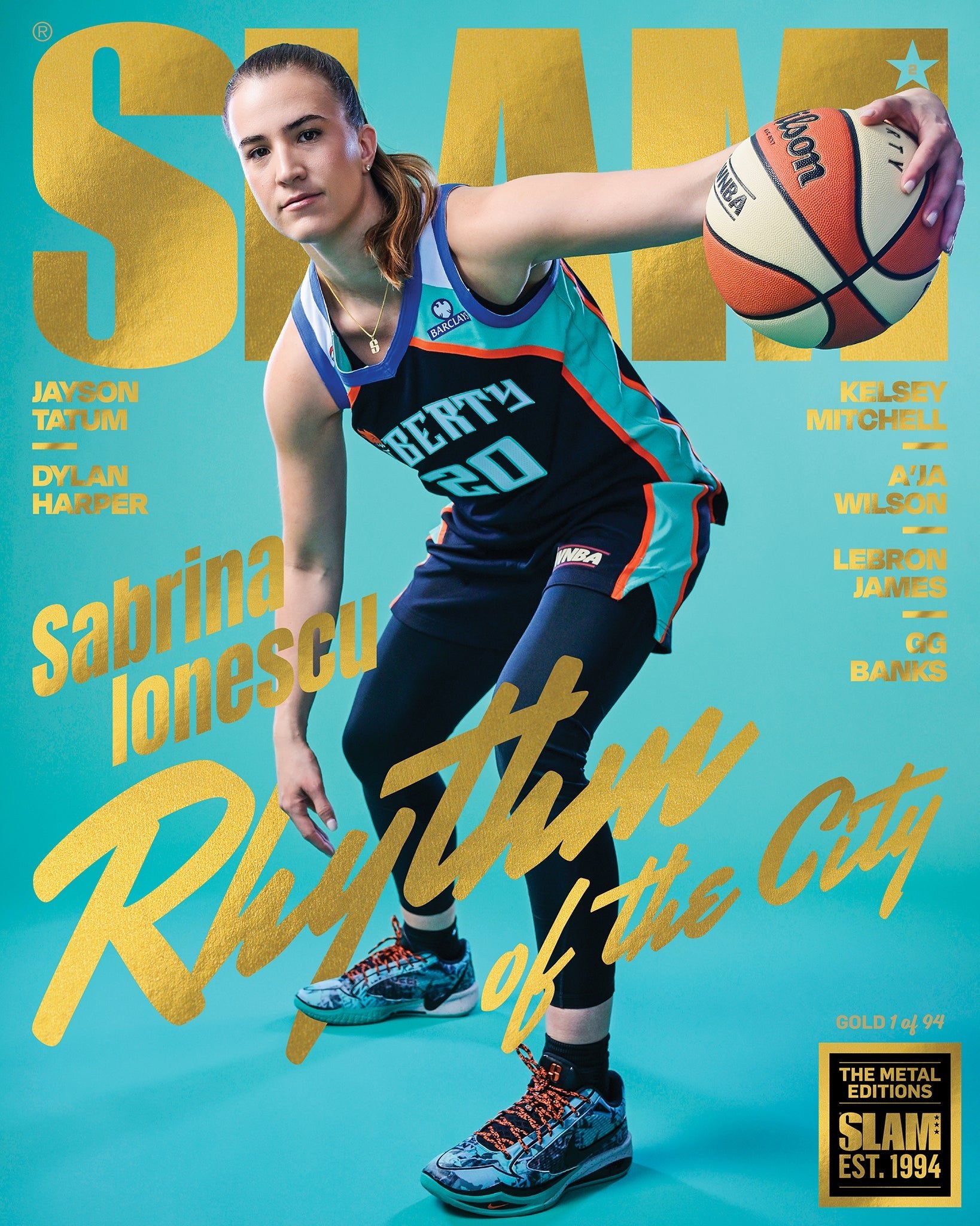 GOLD METAL: SLAM 264: Sabrina Ionescu Magazine (d/94) - SLAM Goods