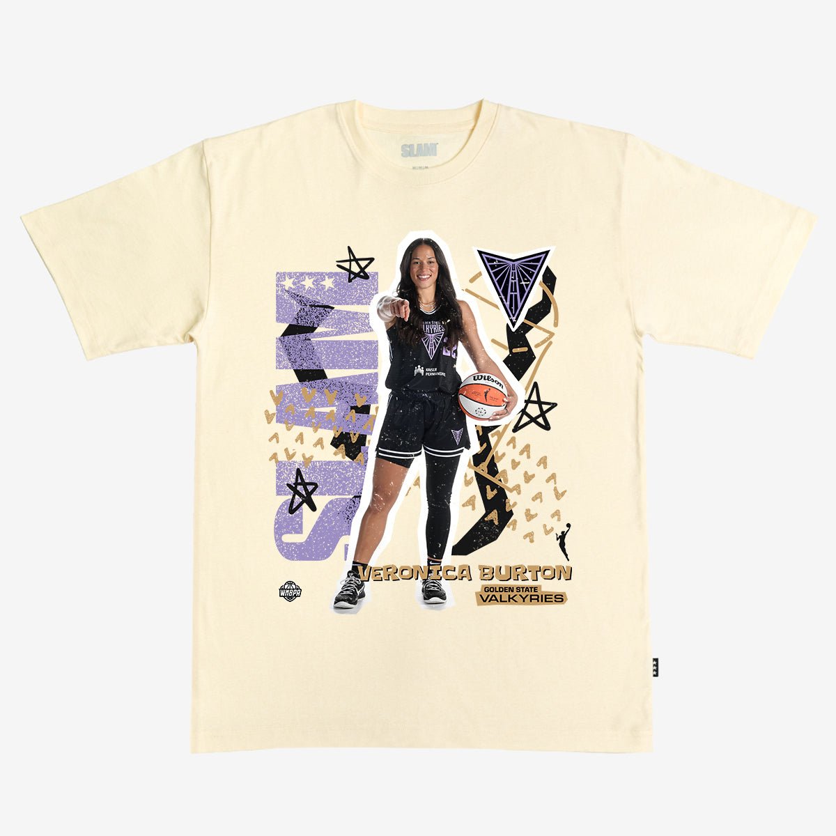 Golden State Valkyries - Veronica Burton Heavy Tee - SLAM Goods