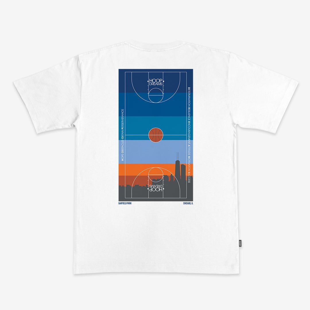 Hoop Dreams Court Heavy Tee - SLAM Goods