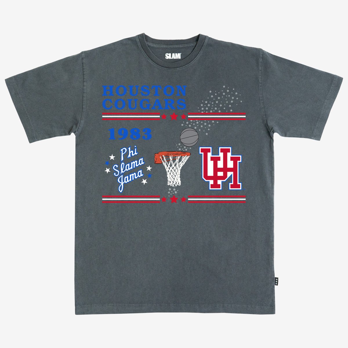 Houston '83 Phi Slama Jama Heavy Tee - SLAM Goods