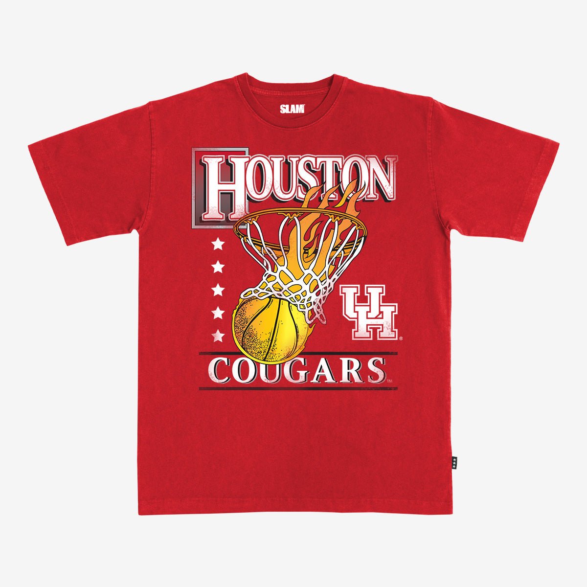 Houston Cougars Hoops Heavy Tee - SLAM Goods