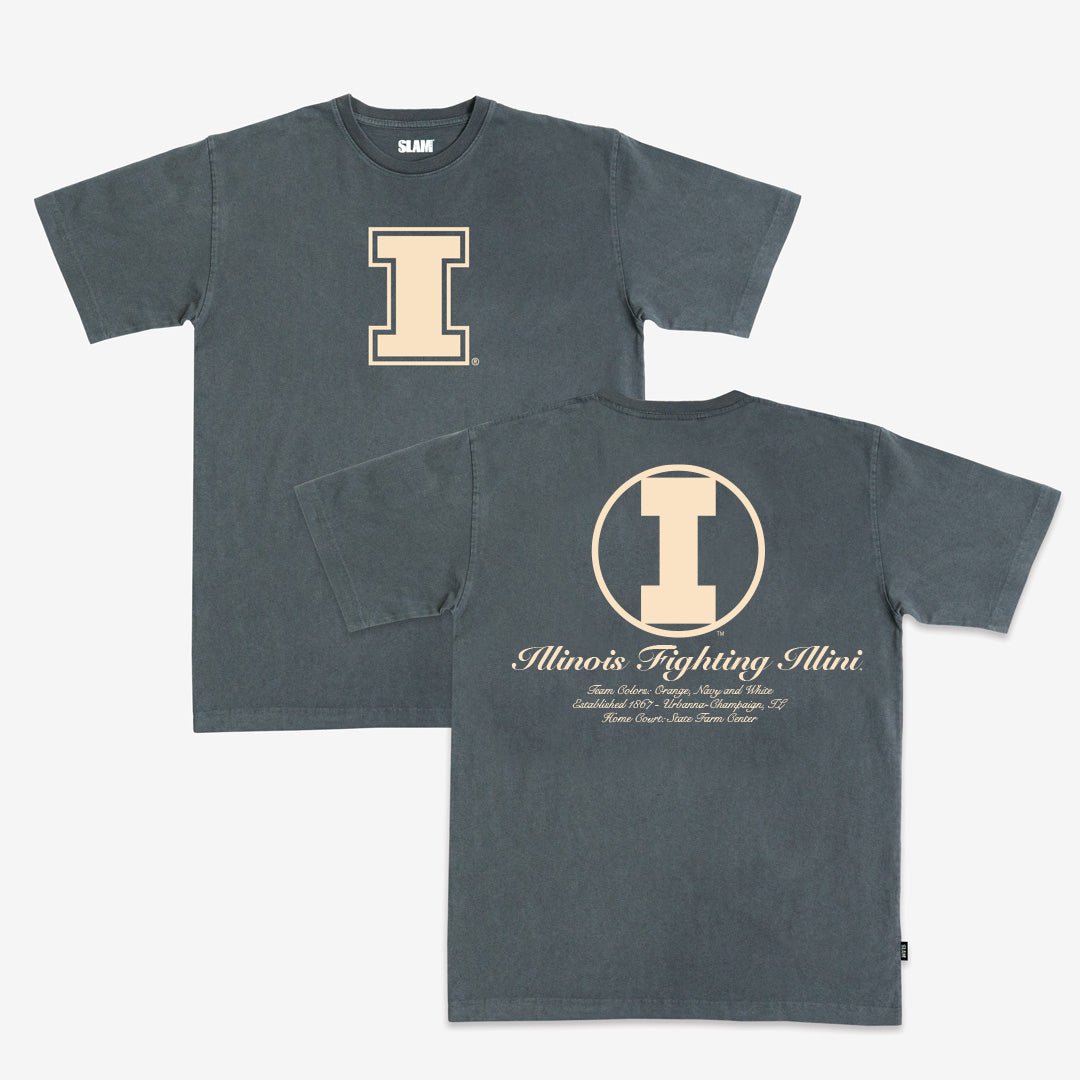 Illinois Homecourt Heavy Tee - SLAM Goods