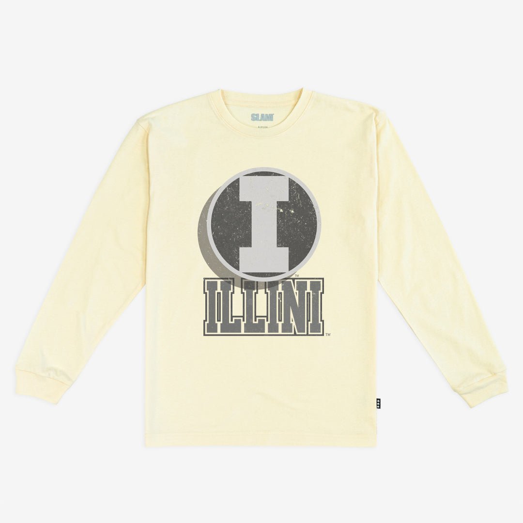 Illinois Monochromatic L/S Tee - SLAM Goods