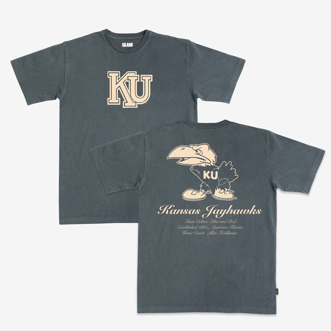 Kansas Homecourt Heavy Tee - SLAM Goods